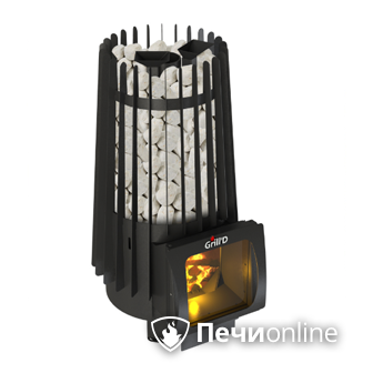 Дровяная печь-каменка GrillD Cometa Vega 180 window short Max в Иванове